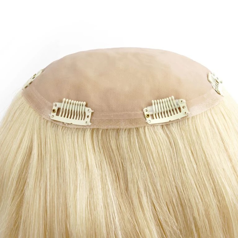 Gallery Thumb מערכת שיער קליפסים עם טופ במרקם משי לנשים מערכת שיער קליפסים עם טופ במרקם משי לנשים                                                                            1